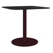 Burgundy Halo Cafe Table